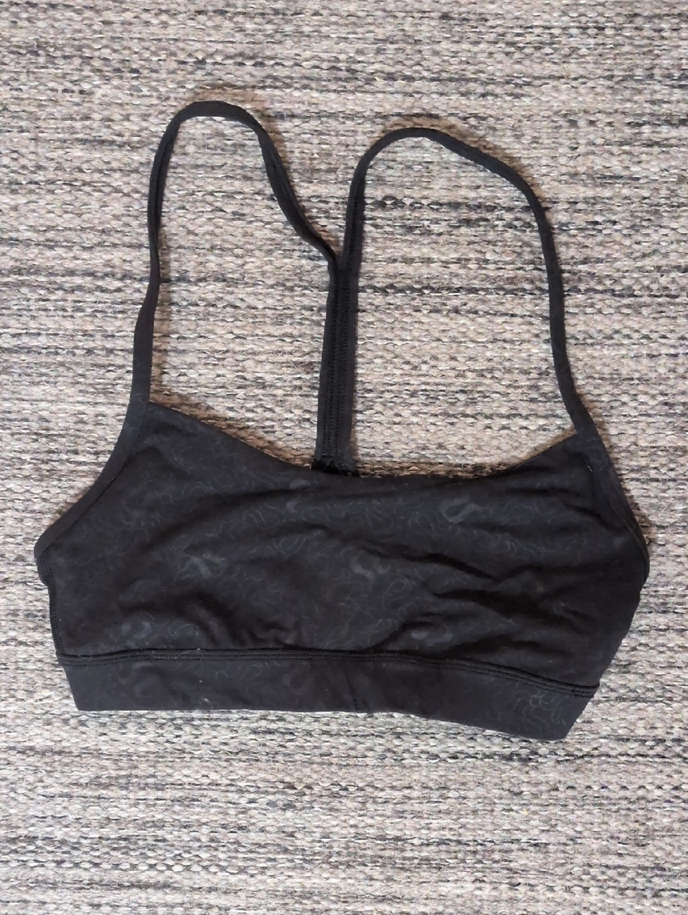 lululemon Black Racerback Light-Support Sports Bra - XS